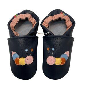 Carozoo Soft Sole Leather Baby Shoes 7-8 Years Caterpillar